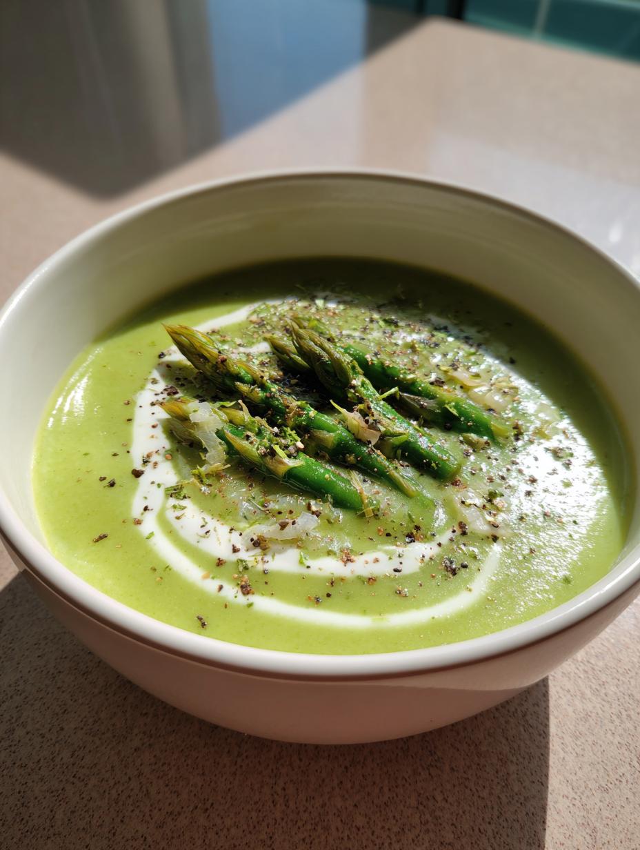 asparagus soup recipe healthy