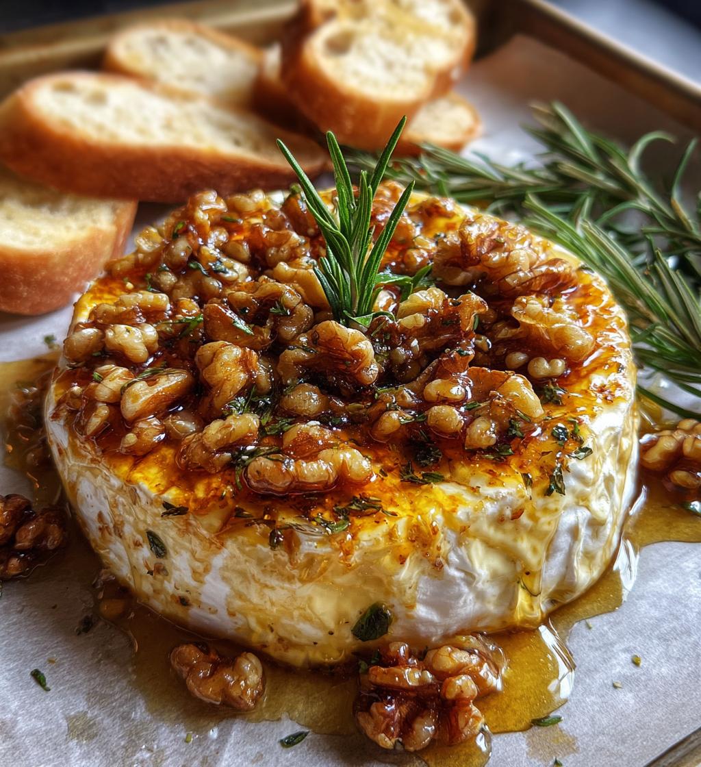 baked brie with honey