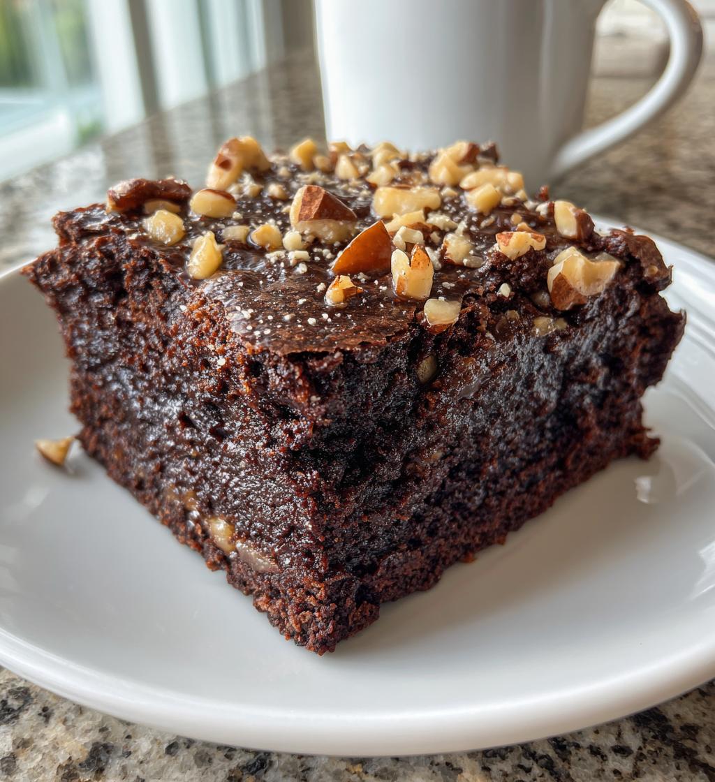 banana bread brownies - detail 1