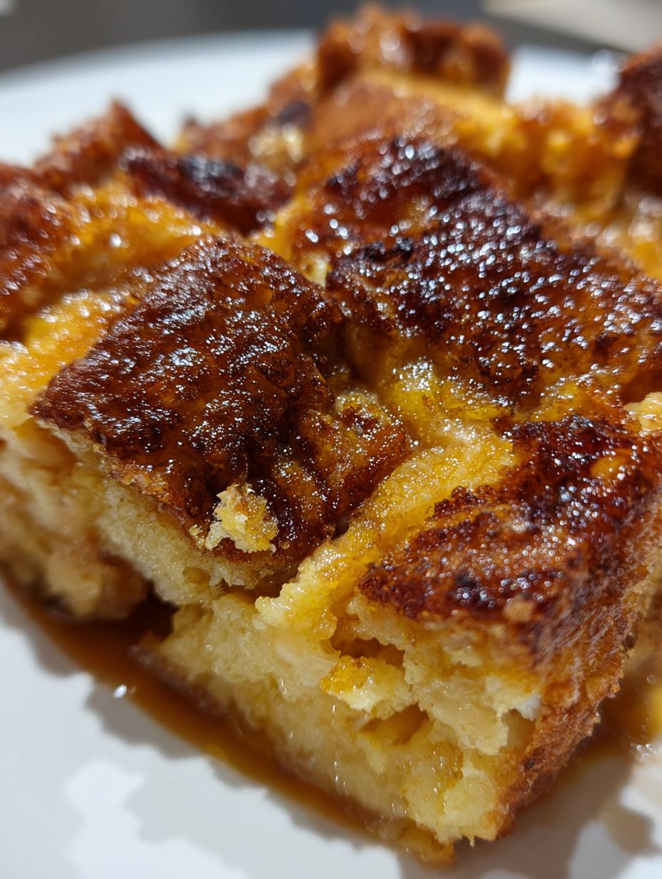 banana bread pudding recipe - detail 1