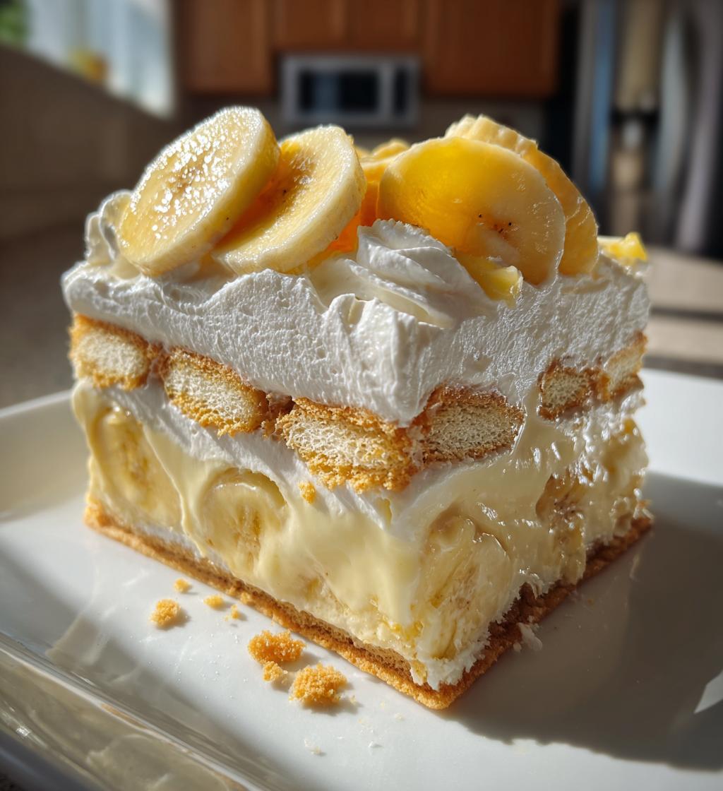 banana pudding icebox cake - detail 1