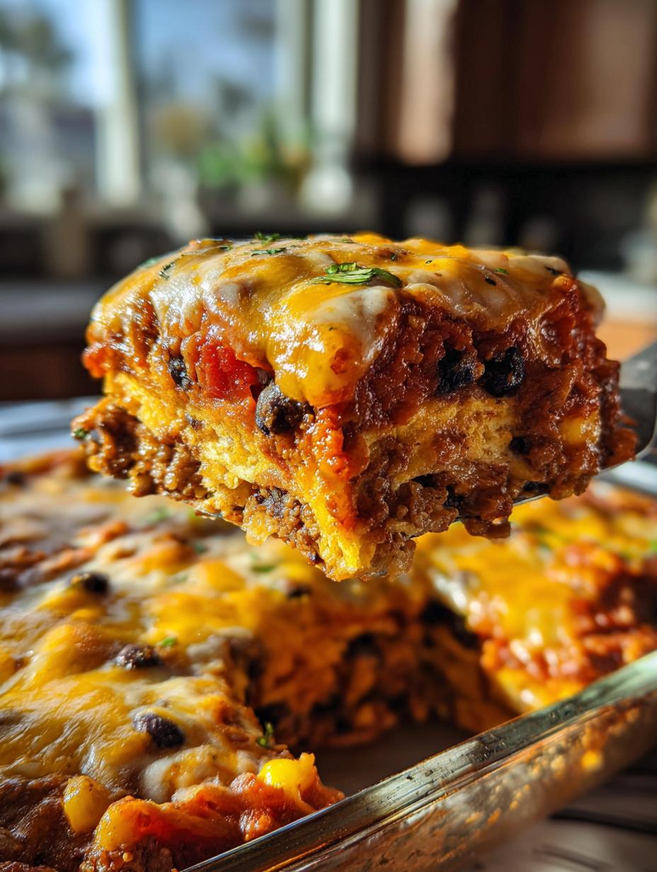 beef enchilada casserole