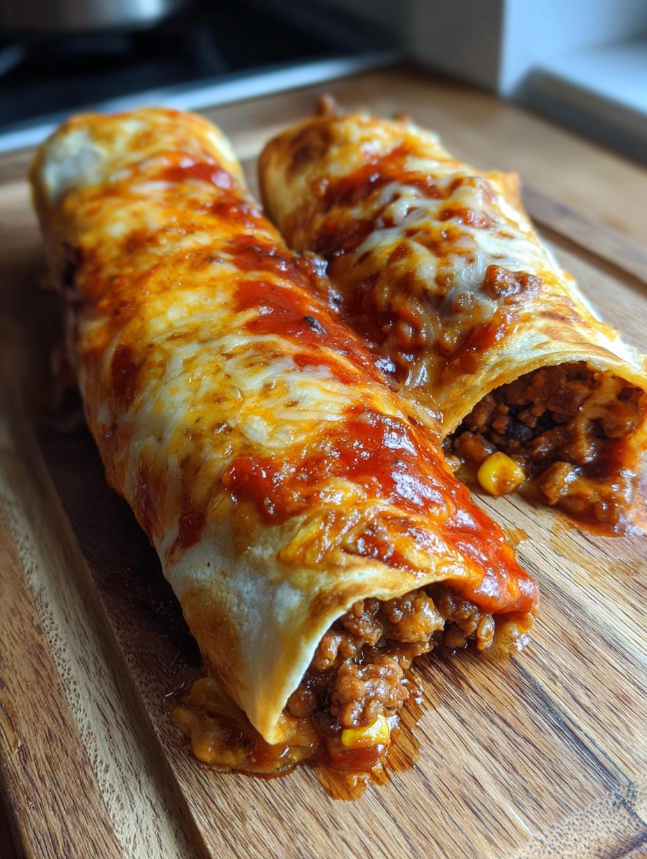 beef mince enchilada roll-ups - detail 1