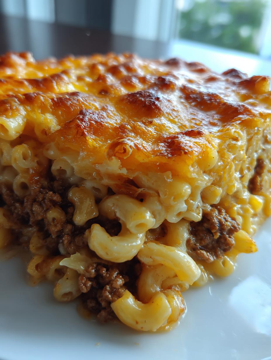 beef mince macaroni pie