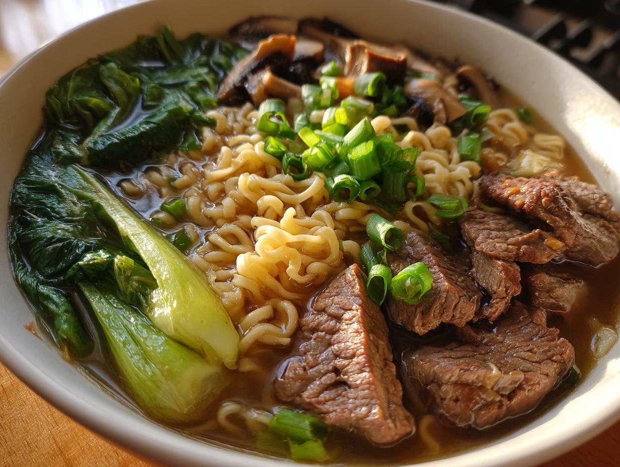 beef ramen noodles - detail 1