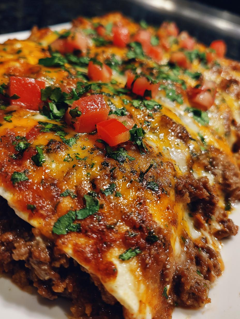 beef skillet enchiladas