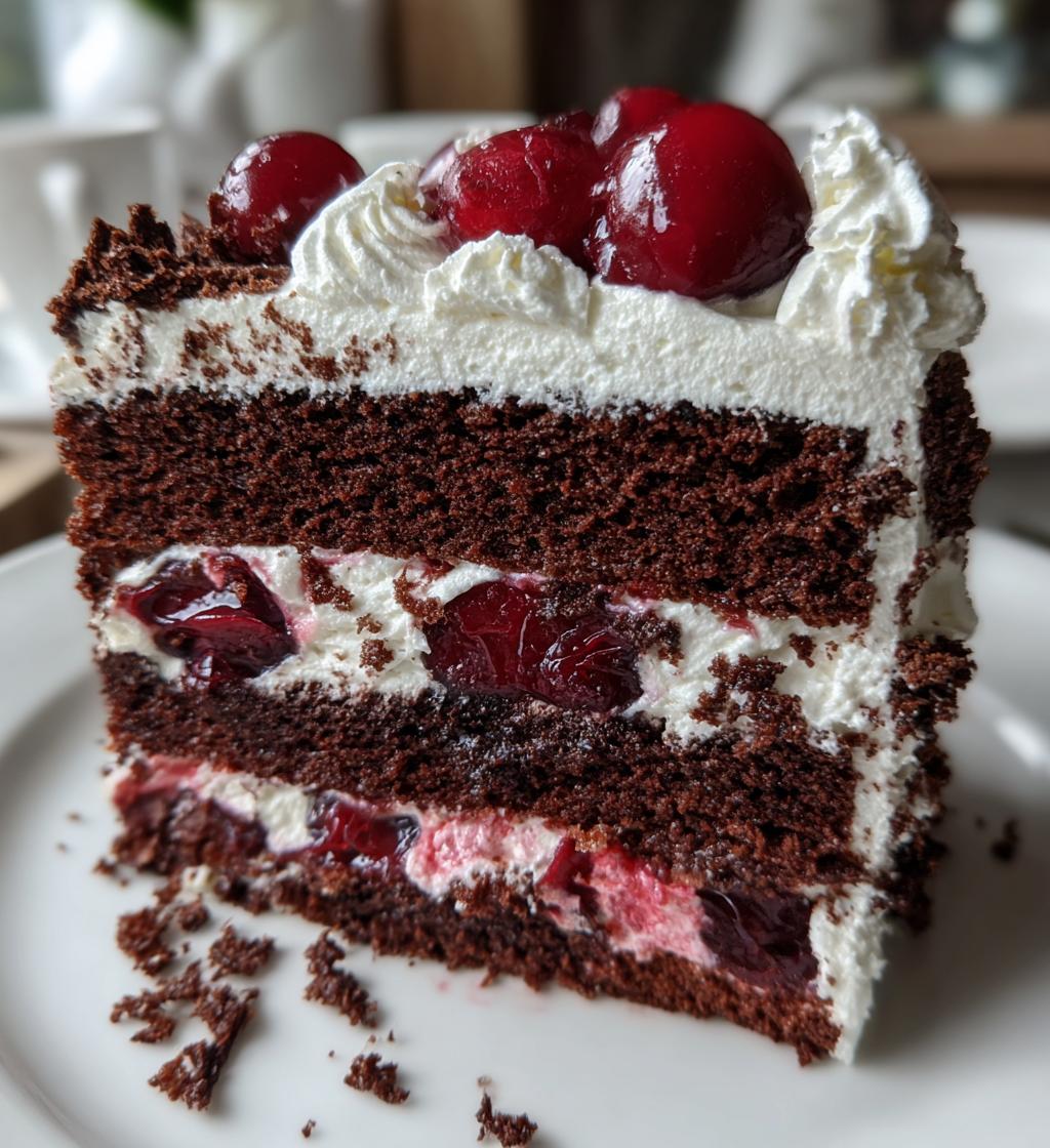 black forest cake - detail 1