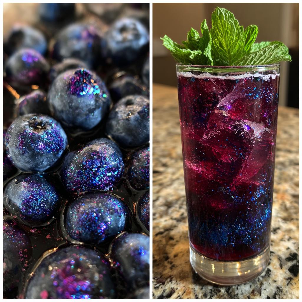 blueberry breeze sparkle - detail 1