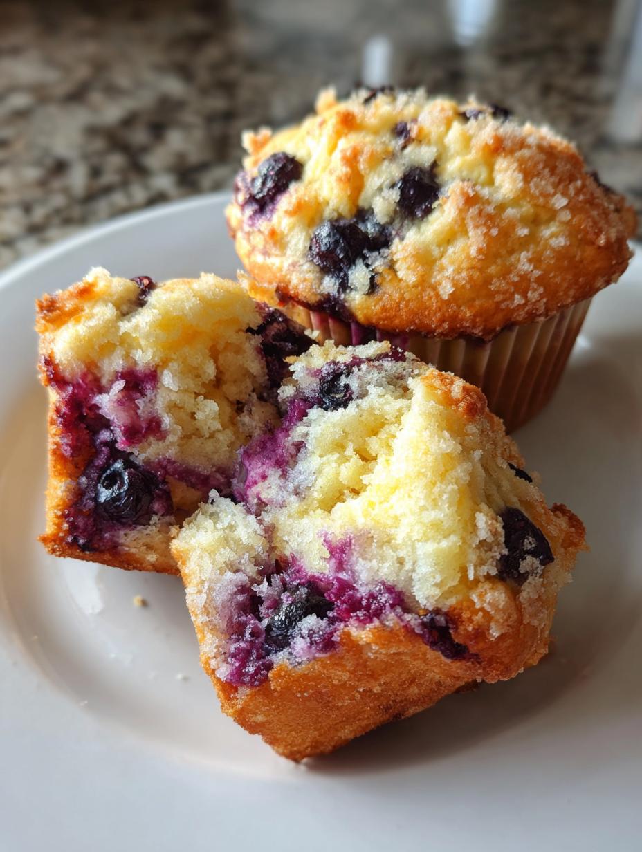 blueberry burst muffins - detail 1