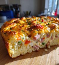 breakfast casserole with crescent rolls
