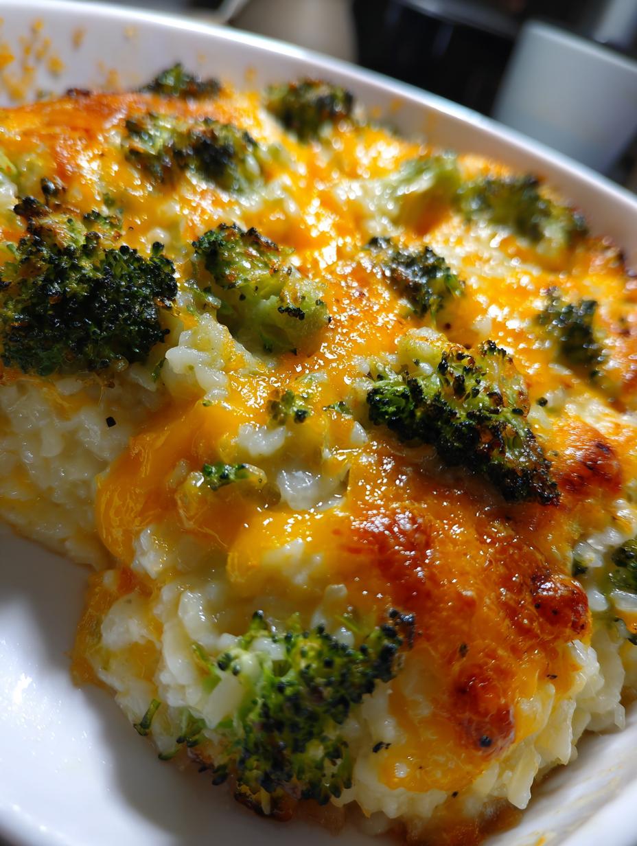 broccoli cheese rice casserole
