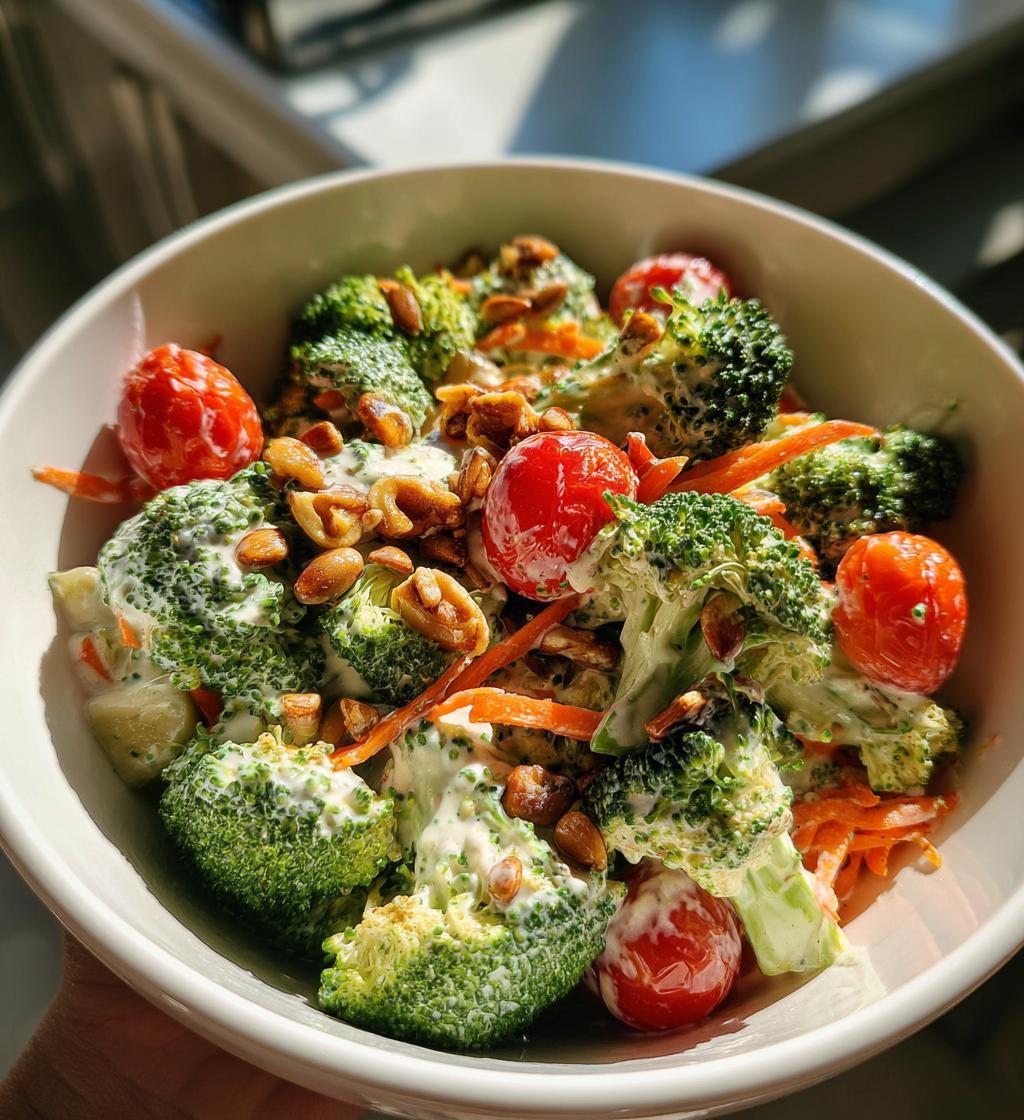 broccoli salad - detail 1