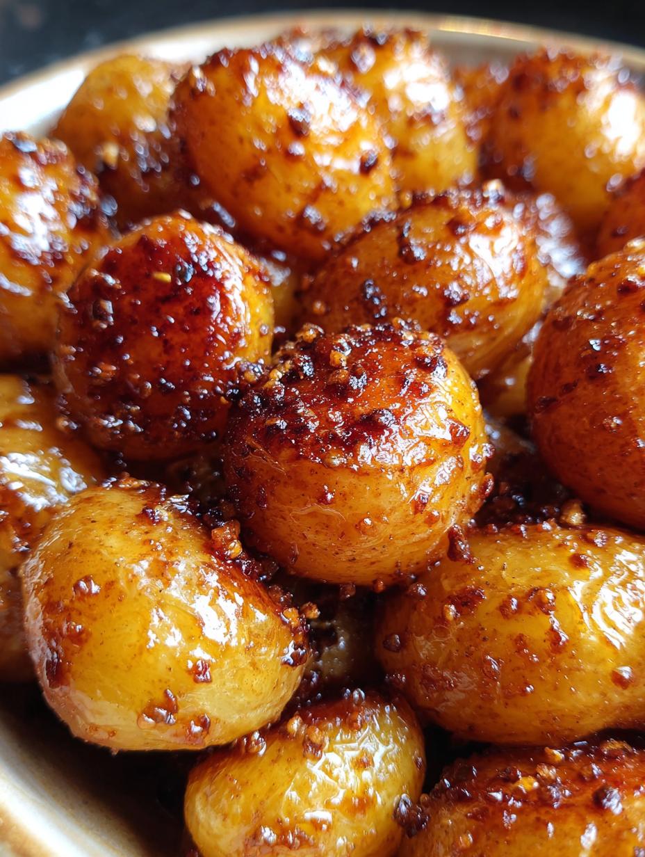 brown sugar potatoes - detail 1