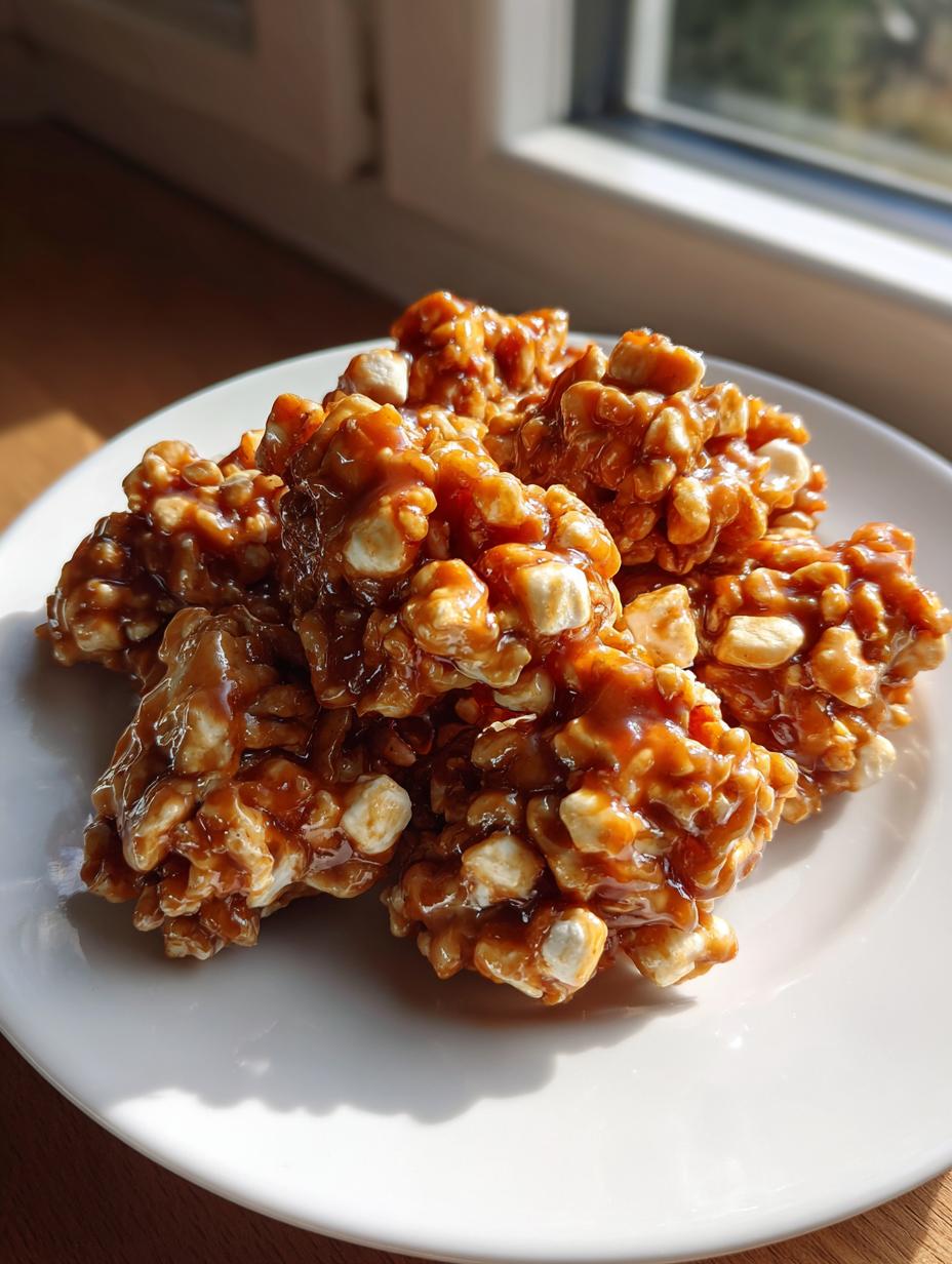 butterscotch haystacks - detail 1