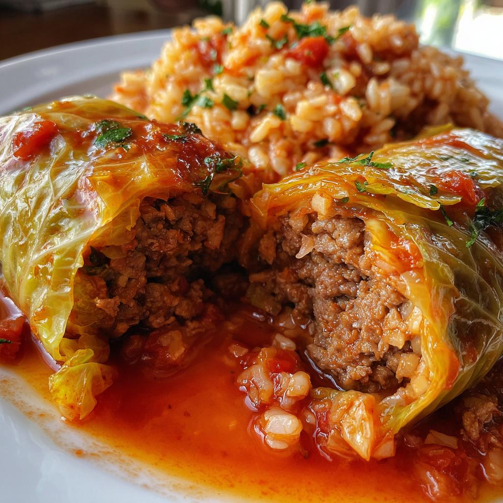 cabbage rolls - detail 1