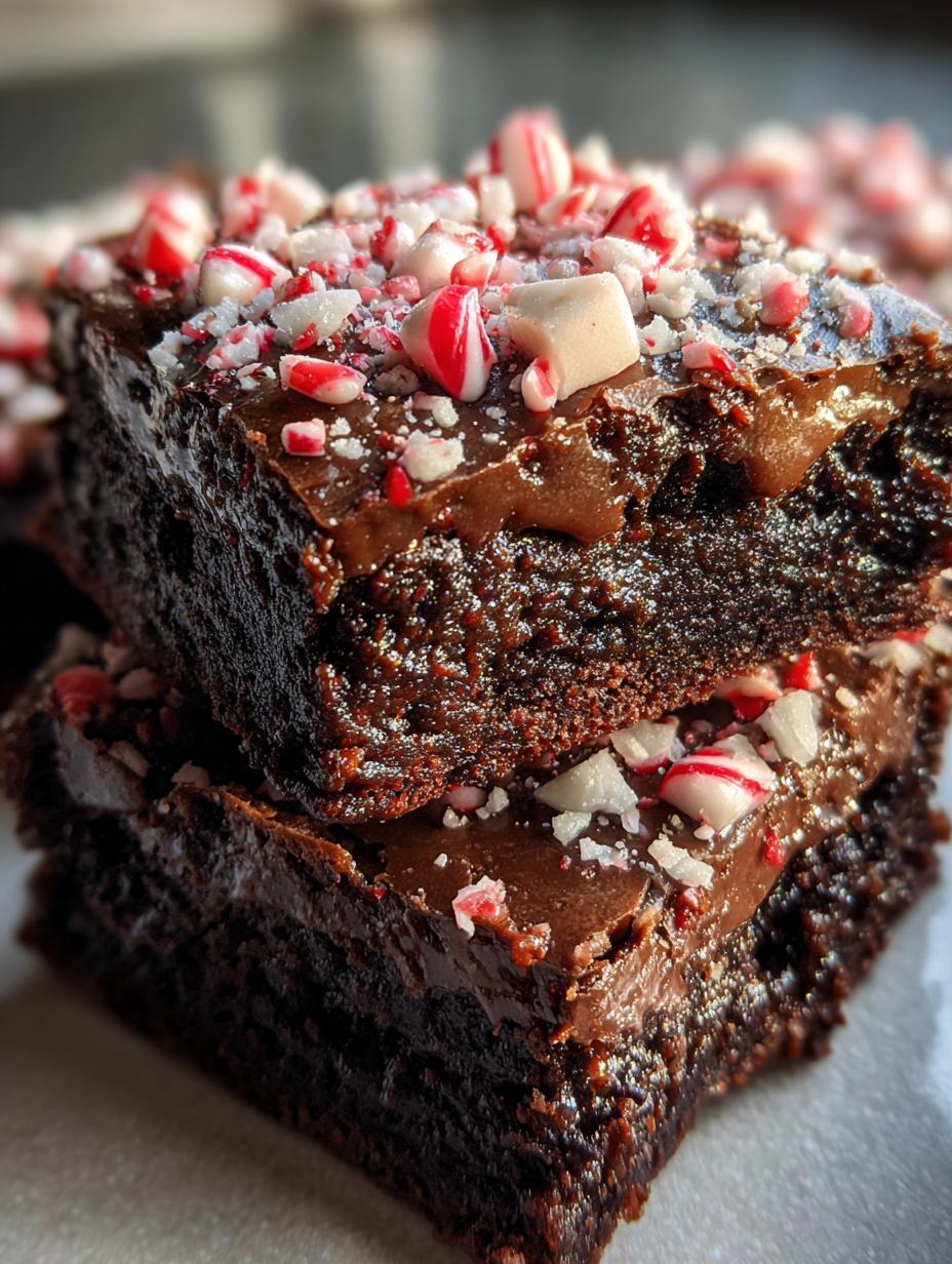candy cane brownies recipe