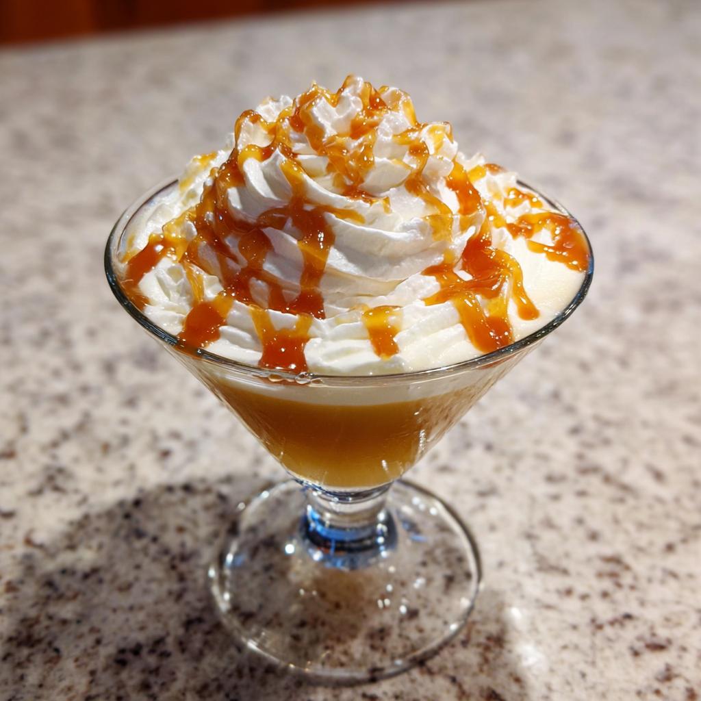 caramel apple cider martini cocktail recipe