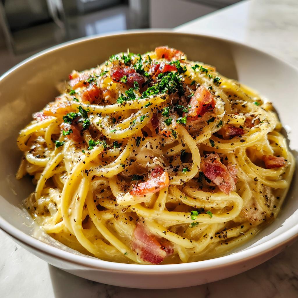 carbonara recipe - detail 1