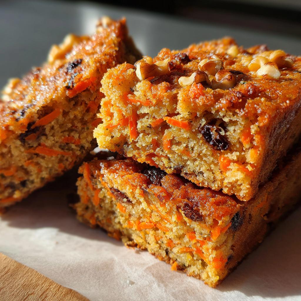 carrot cake bars - detail 1