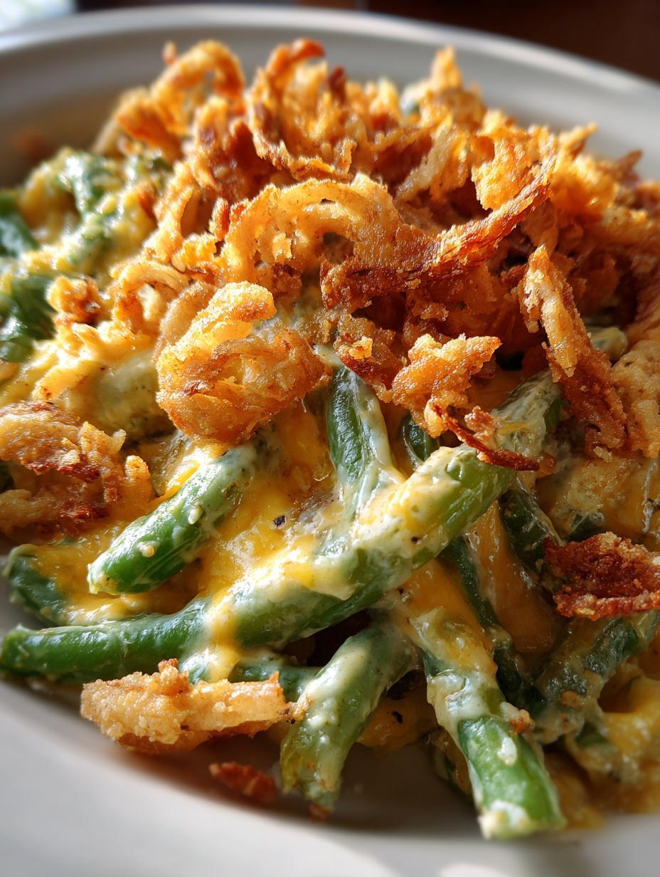 cheddar bay green bean casserole