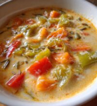 cheesy vegetable soup