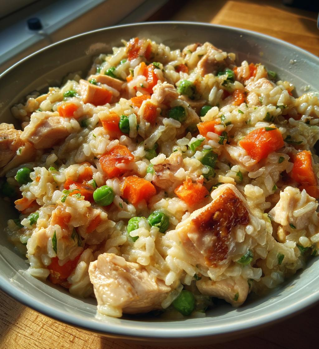 chicken and rice - detail 1