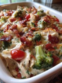 chicken bacon ranch and veggies