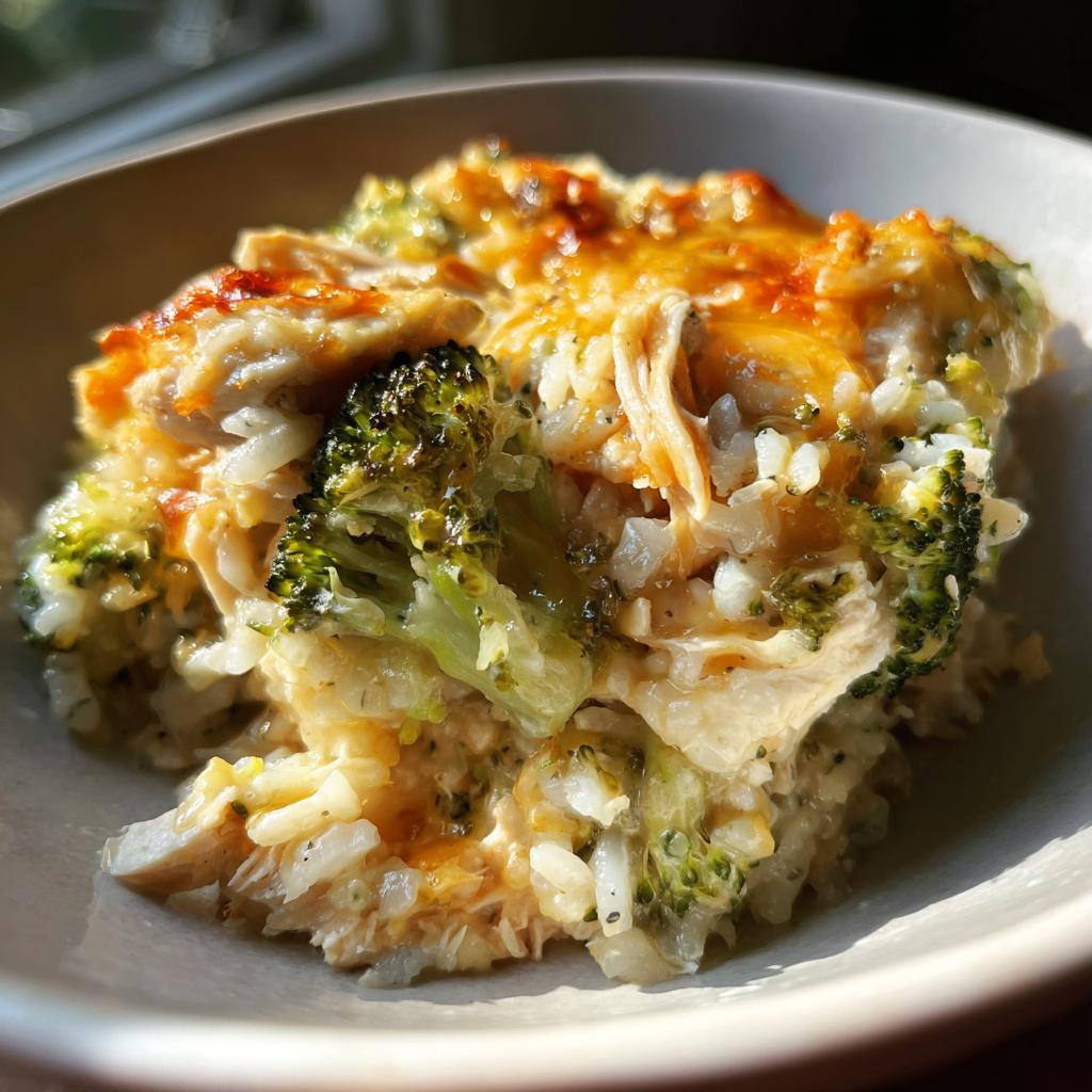 chicken broccoli and rice casserole