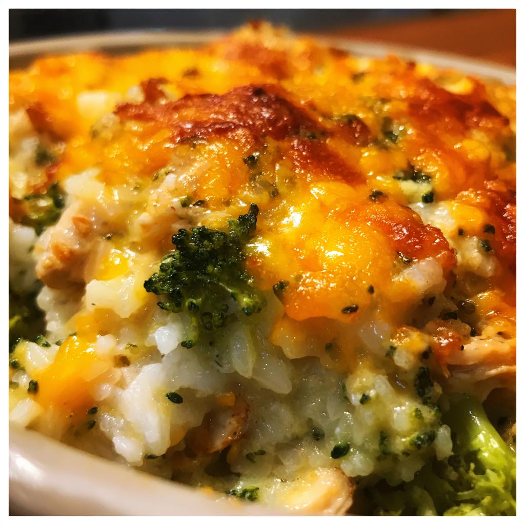 chicken broccoli casserole - detail 1
