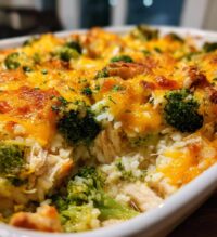 chicken broccoli rice cheese casserole