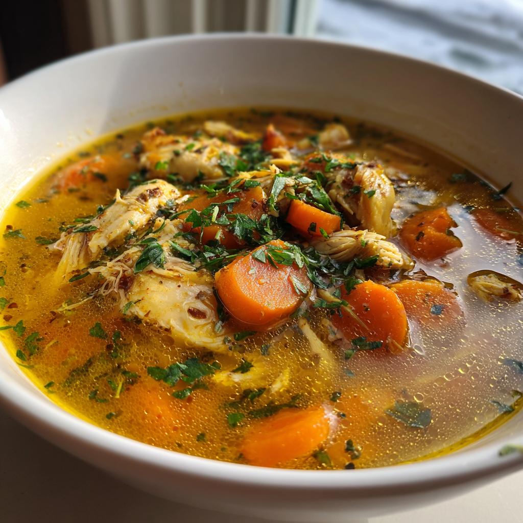 chicken carcass soup