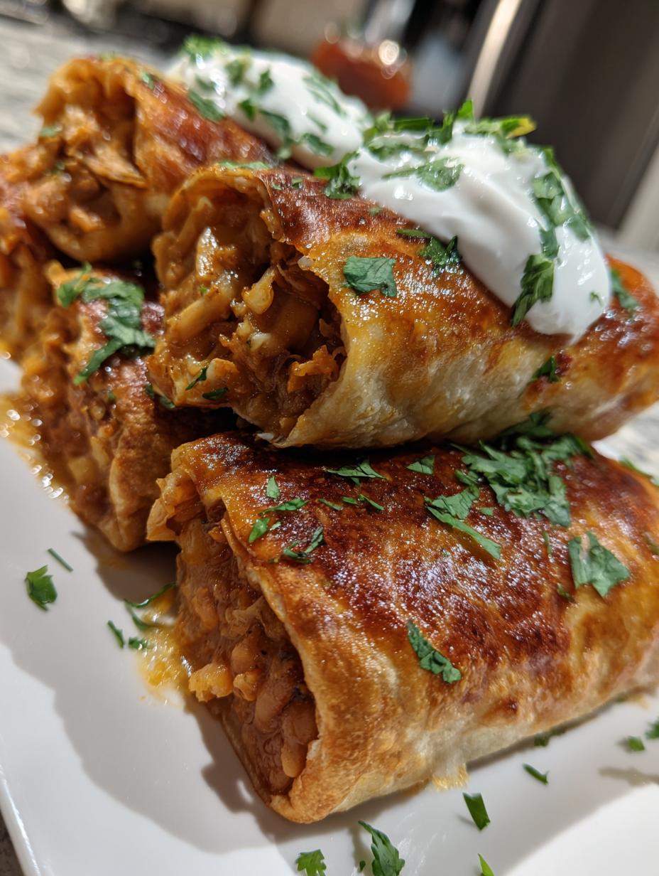 chicken chimichangas - detail 1