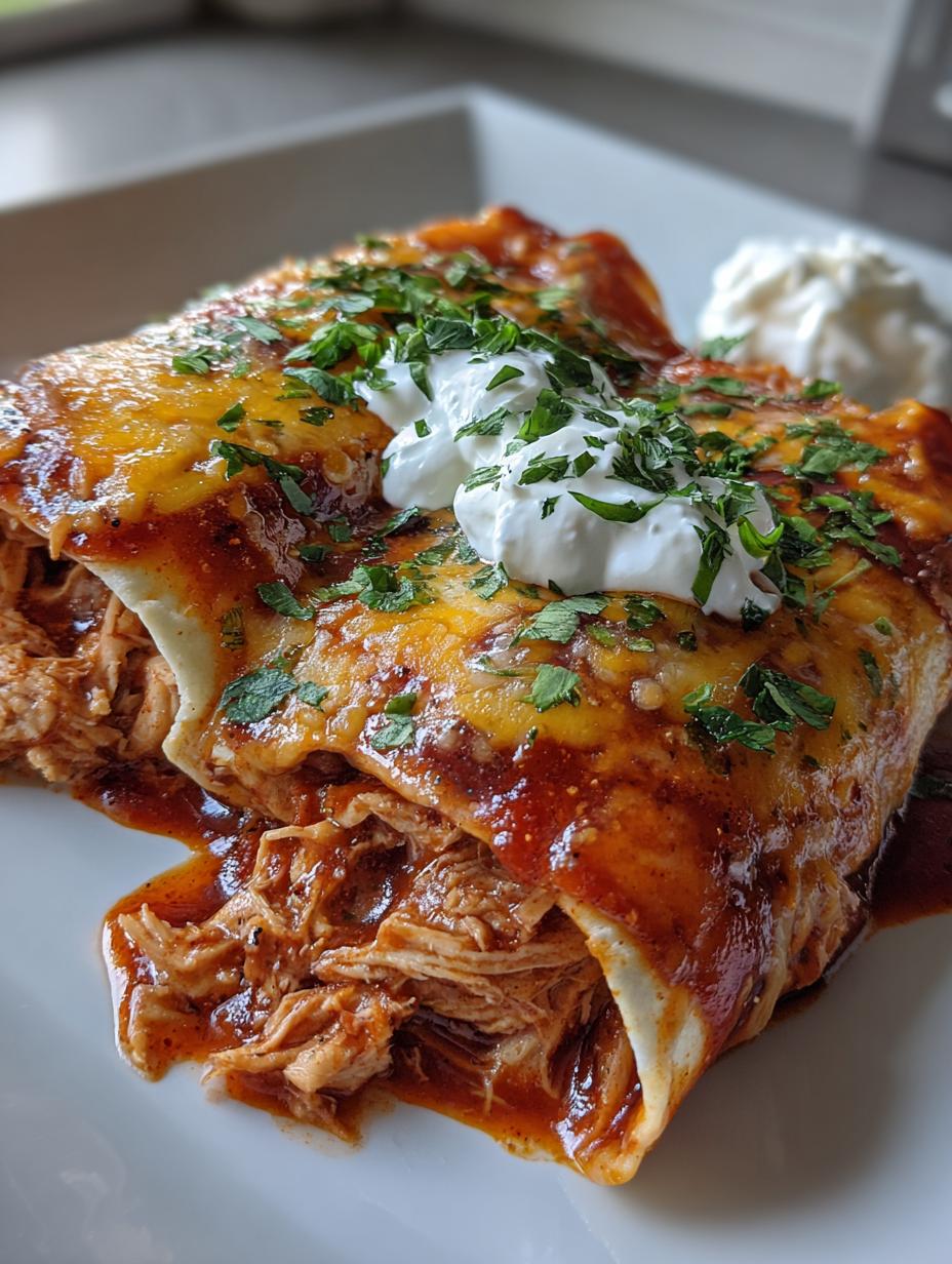 chicken enchiladas - detail 1