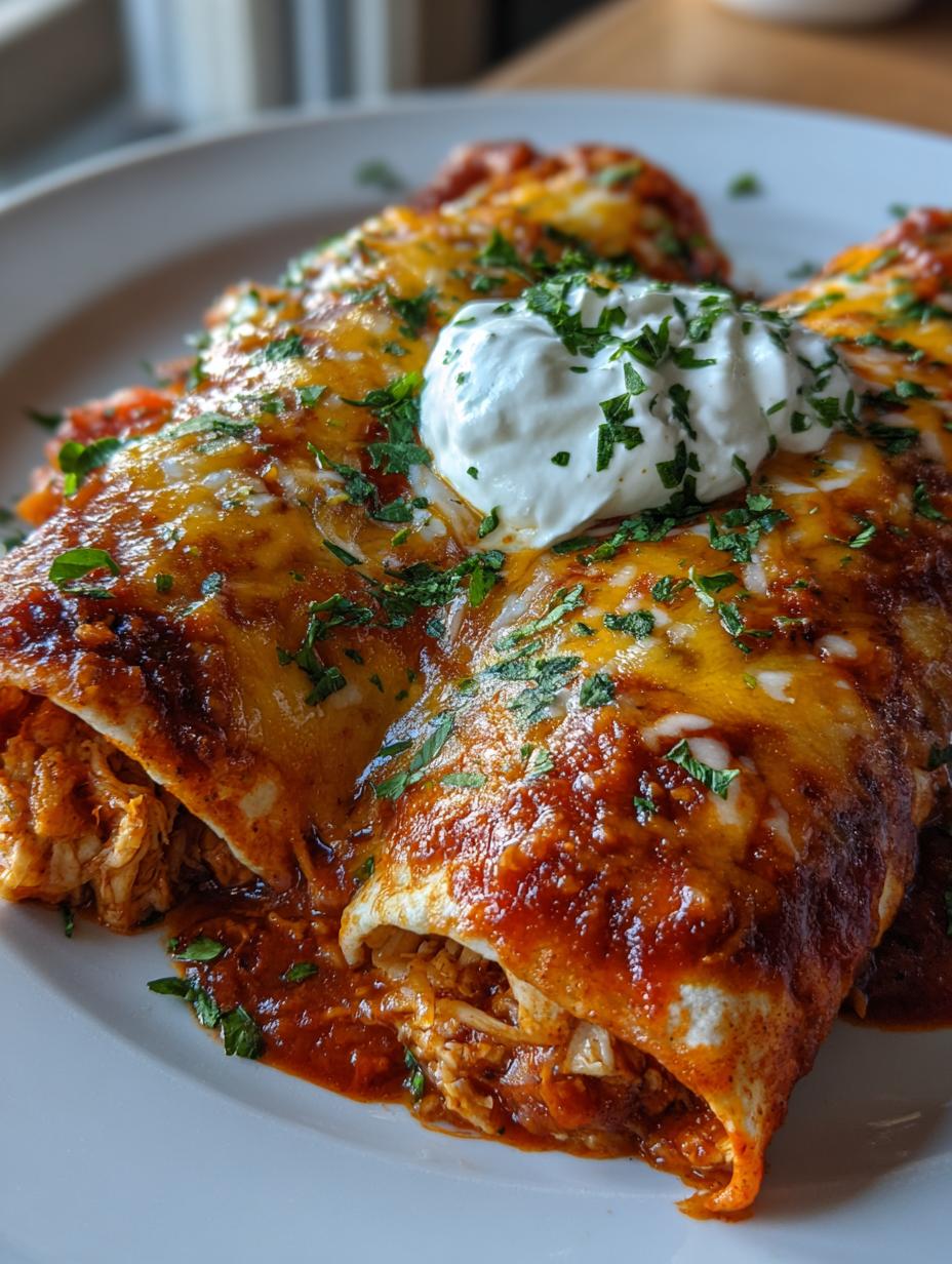 chicken enchiladas