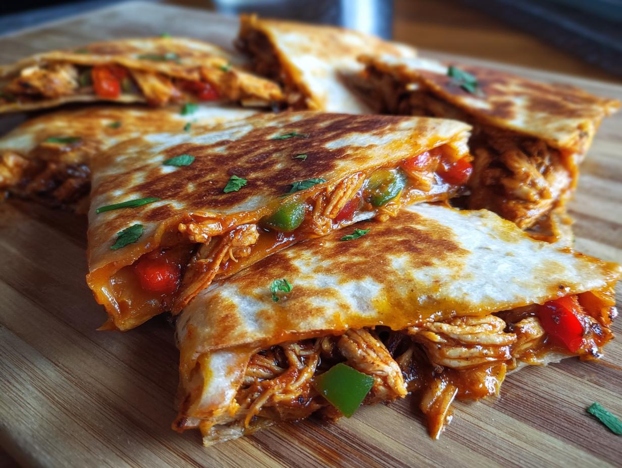 chicken quesadillas - detail 1