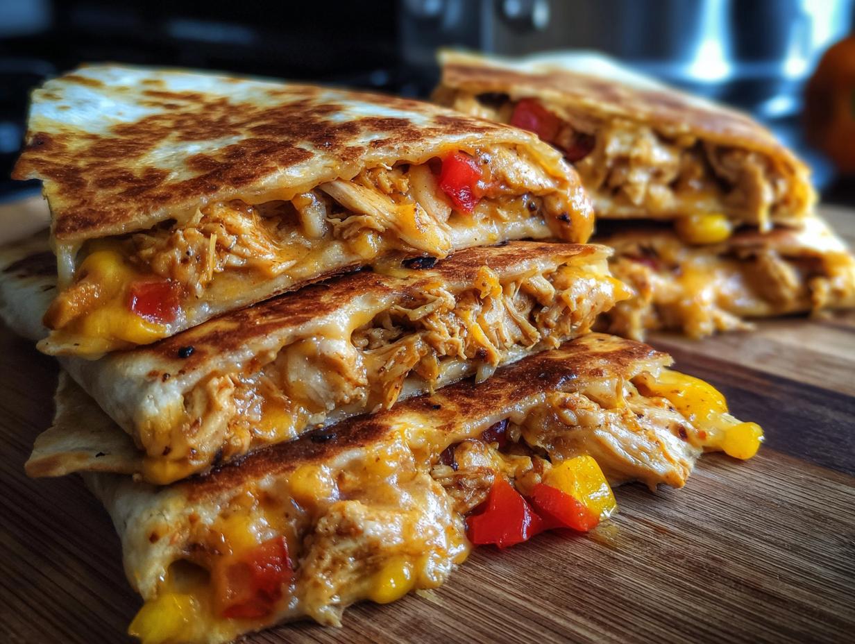 chicken quesadillas