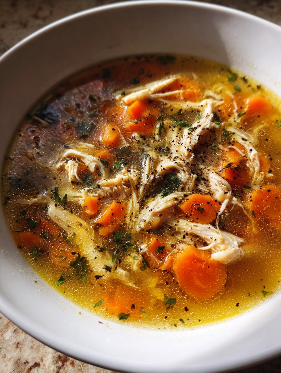 chicken soup for sickness - detail 1