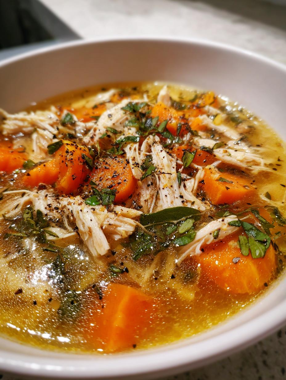 chicken soup for sickness