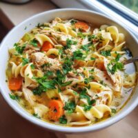 chicken soup with egg noodles