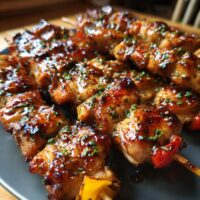 chicken teriyaki skewers