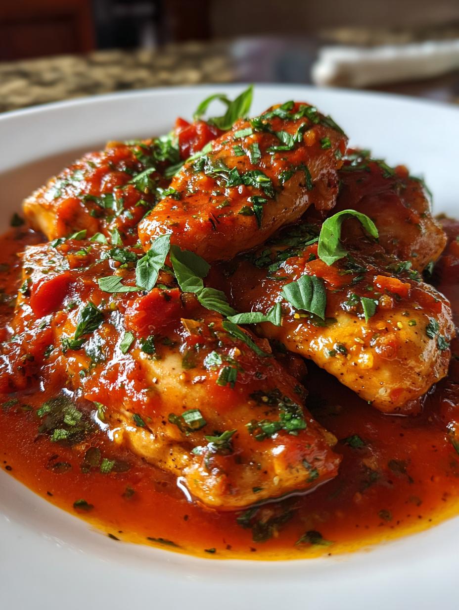 chicken tomato sauce