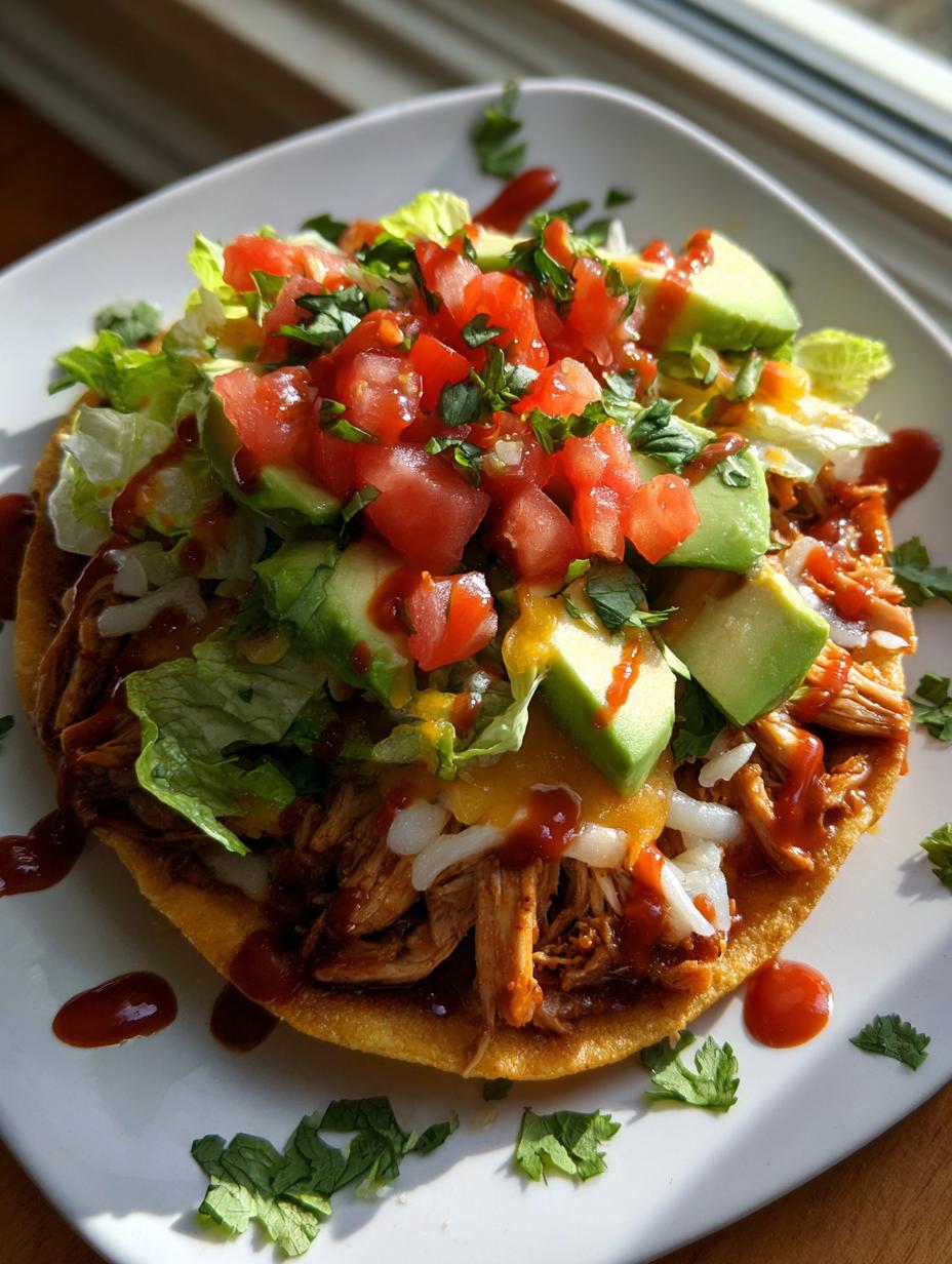 chicken tostadas