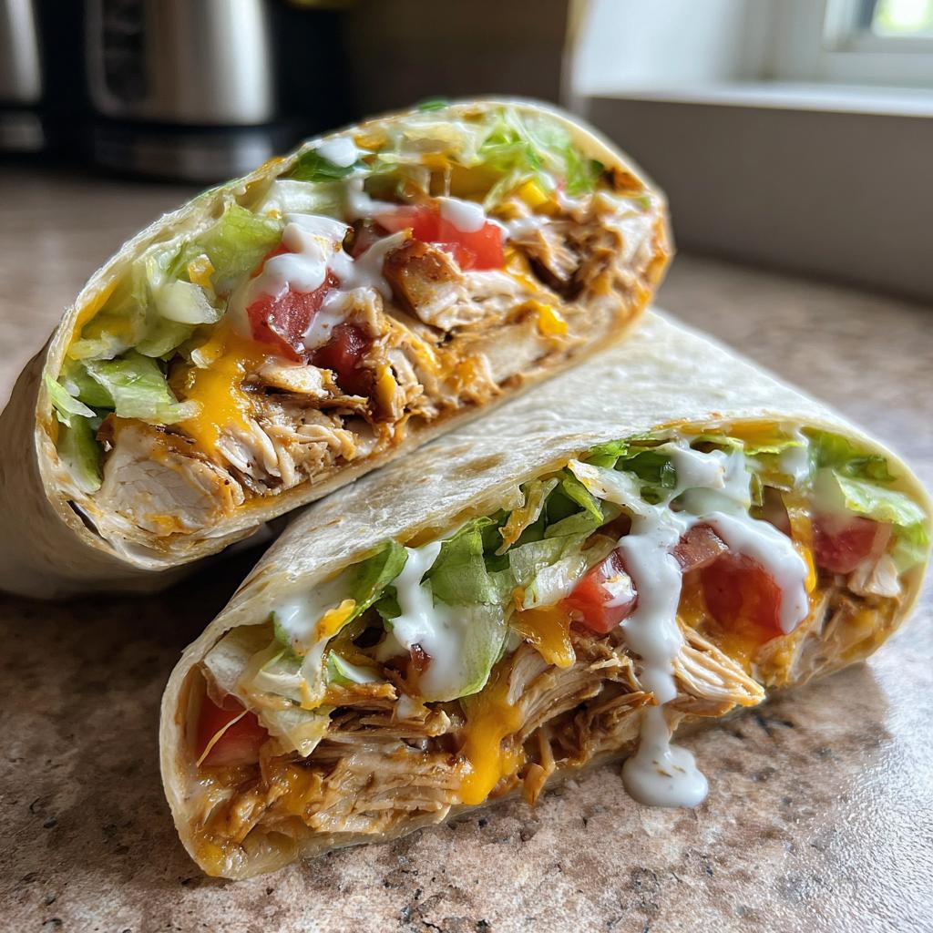 chicken wrap - detail 1
