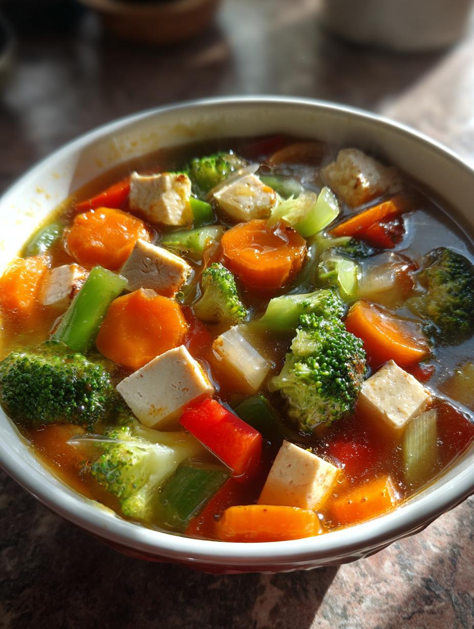 chinese mixed vegetable soup