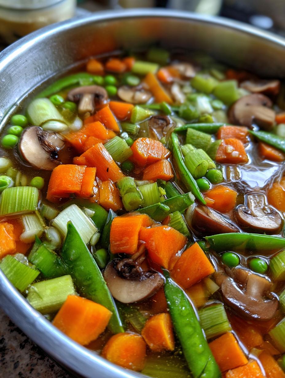 chinese vegetable soup ingredients - detail 1
