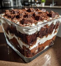 chocolate brownie trifle