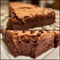 chocolate mousse brownies