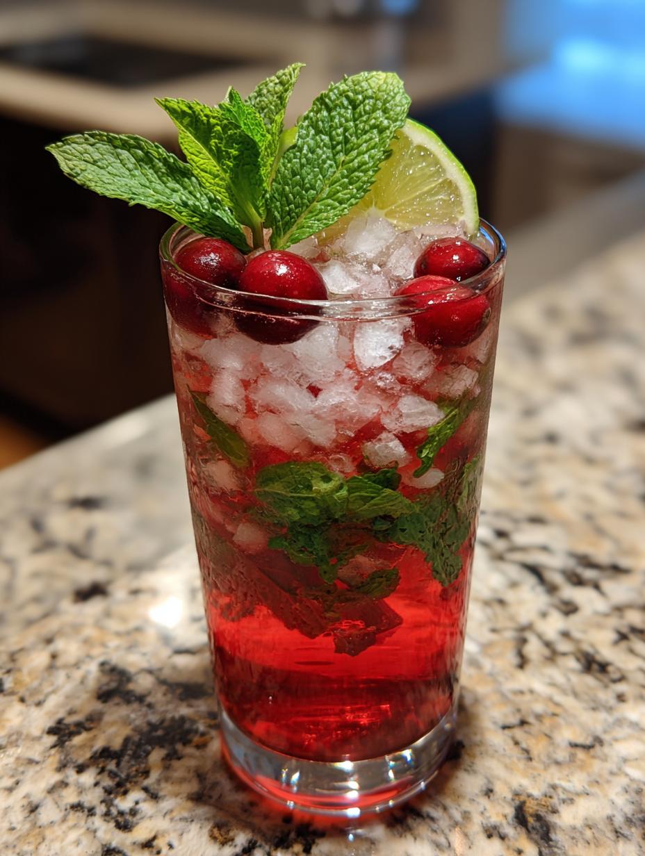 christmas mojito - detail 1