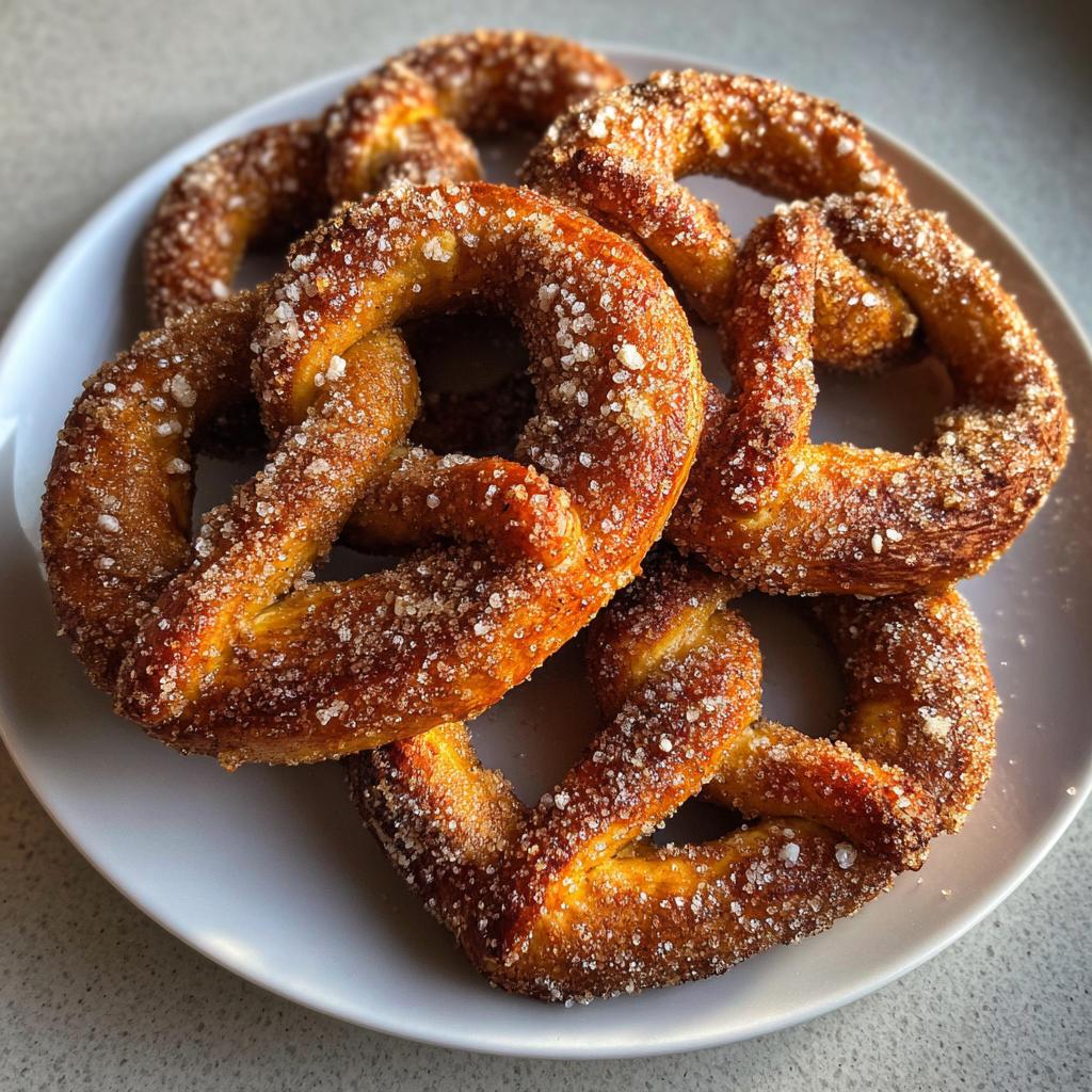 cinnamon sugar pretzels