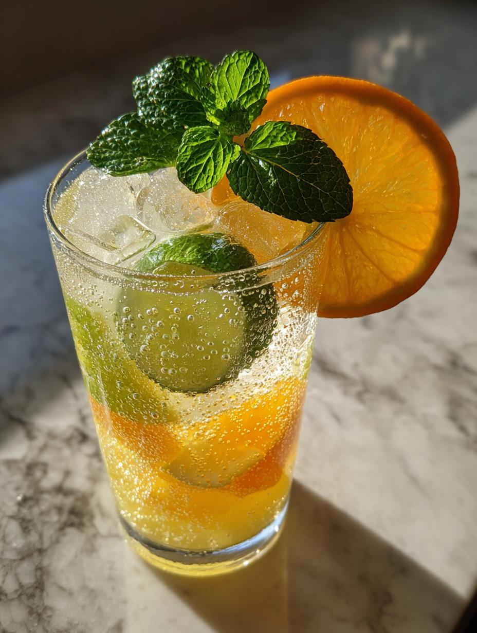 citrus burst cooler - detail 1